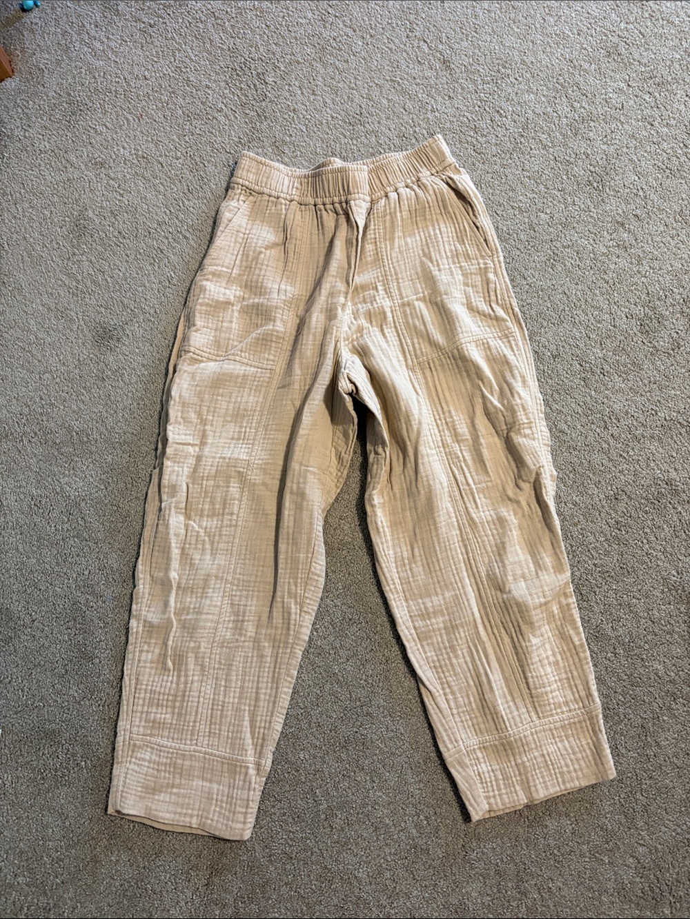 Madewell cotton Lightweight Beige Casual Pants